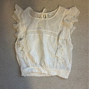 Aerie white blouse!!